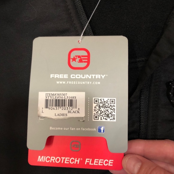 NWT Womans Free Country Microtech Fleece - Picture 5 of 5